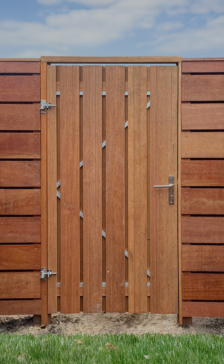Houten tuinpoorten
