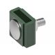 Hoekverbinder klein gecoat-Groen RAL6009