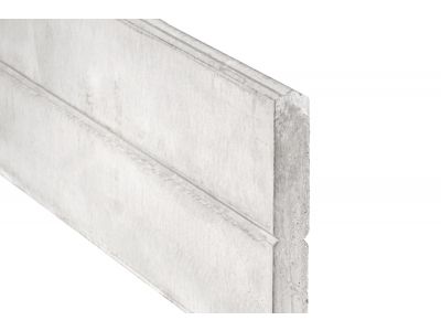 Onderplaat | Lengte 184 cm | Hoogte 26 cm | Beton | Blokhutprofiel