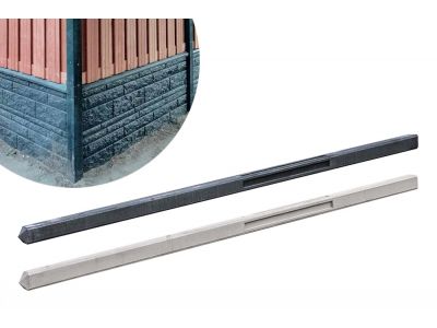 Betonpaal hoek voor rotsmotief schutting 10 x 10 x 275 cm 