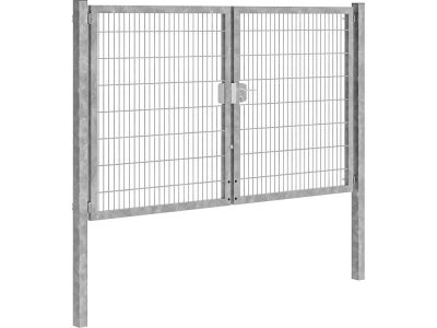 Dubbele tuinpoort | Professional | Breedte 300 cm | Hoogte 160 cm | Thermisch verzinkt