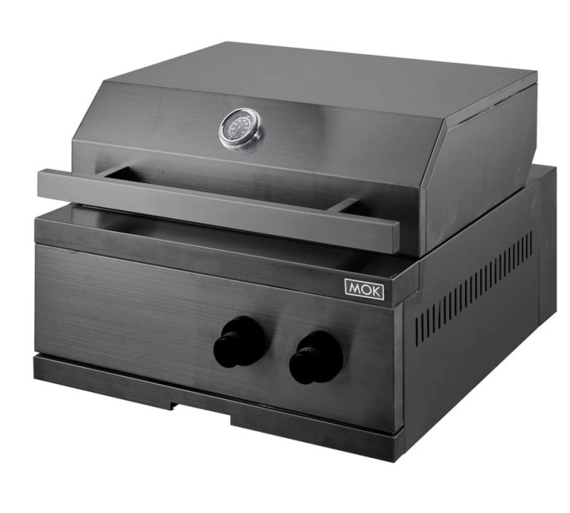 Buitenkeuken module | Gasbarbecue | 2 branders | Nordic Line | Zwart