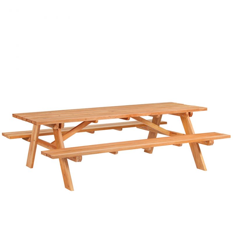 Hardhouten picknicktafel 250x160x75cm