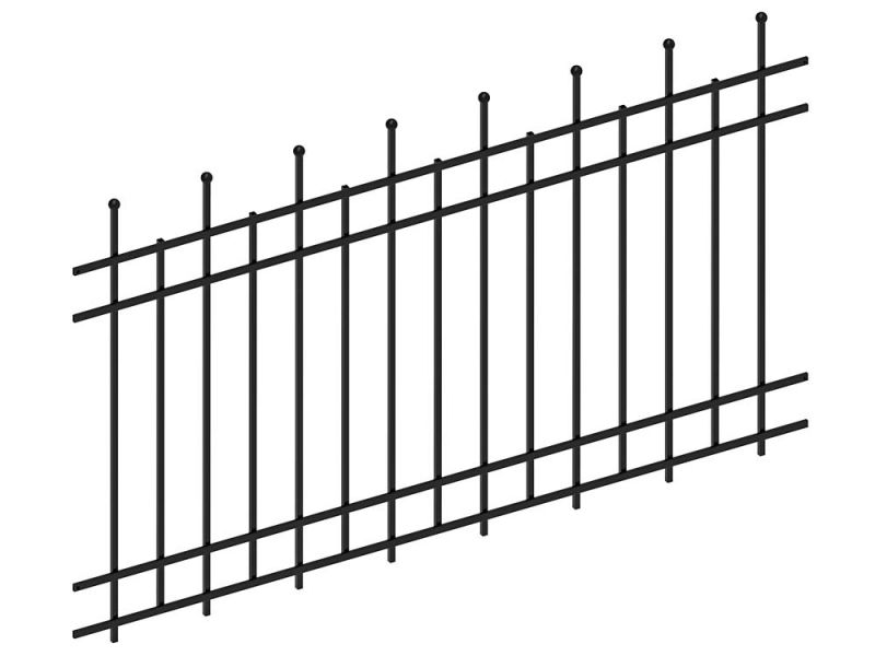 Sierhekwerk Aurora | 2 meter breed | RAL9005