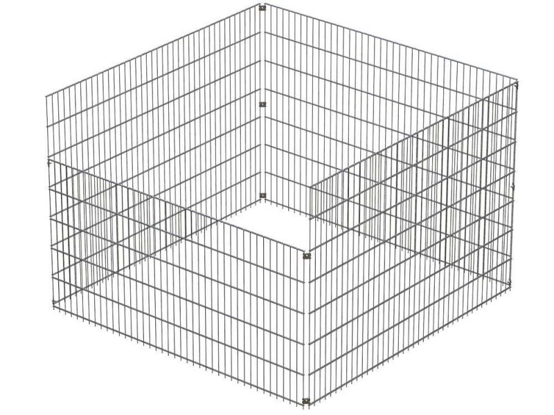 Bladkorf | Breedte 250 x 250 cm | Thermisch verzinkt