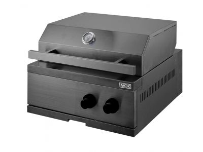 Buitenkeuken module | Gasbarbecue | 2 branders | Nordic Line | Zwart