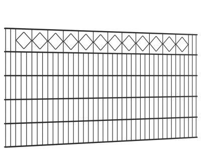 Sierhekwerk met ruit 200 cm breed 100 cm hoog