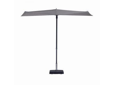 Balkonparasol Sun Wave | 270 x 150 cm | Light Grey