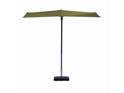 Balkonparasol Sun Wave | 270 x 150 cm | Sage Green