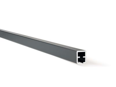 Aluminium afwerkingsprofiel | Boven | Lengte 180 cm | 21 x 24 mm