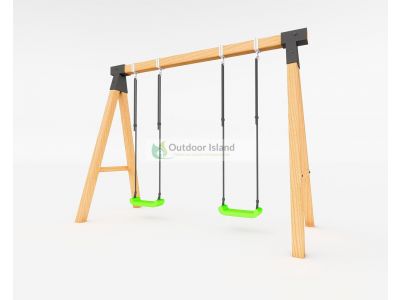 Dubbele schommel | Flip | Lengte 300cm