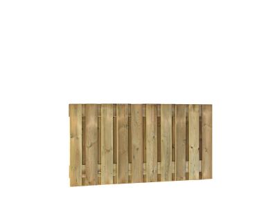 Grenen tuinscherm | Breedte 180 cm | Hoogte 90 cm | 21 planken