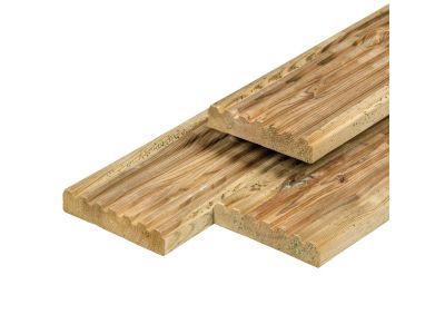 Grenen vlonderplanken 2,8 x 14 cm