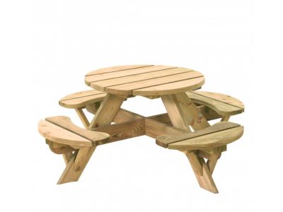 Kinderpicknicktafel rond Jimmy