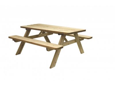 Picknicktafel Easy 42 mm dik bladmaat 180 x 70 cm