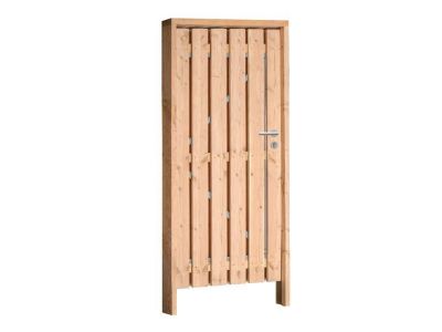 Douglas poort | Breedte 100 cm | Hoogte 190 cm | Incl. hang & sluitwerk & kozijn