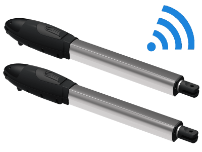 Poortopener | Powertech PW530L + WiFi | Dubbele poort | Set