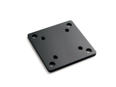 Stalen voet | 13 x 13 cm | Plat + vijzen