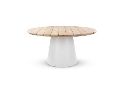 Tuintafel Apollo | 150 cm | teak naturel | alu sand poot