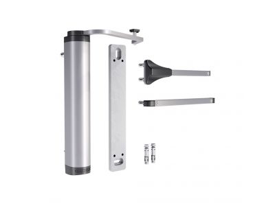 Locinox Verticlose-2-Wall | Krachtige en all-round hydraulische poortsluiter voor muurmontage | Zilver