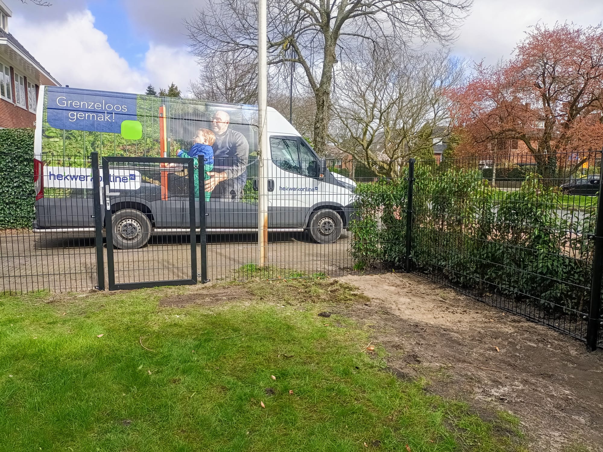 Dubbelstaafmat hekwerk voortuin