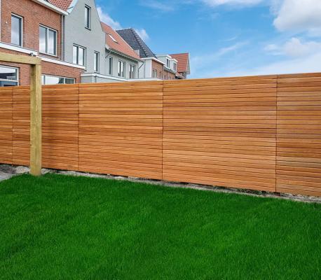 Houten schutting 